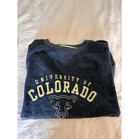 University of Colorado Women's sweatshirt Grey Sz M Collegiate School Pride - Picture 8 of 8
